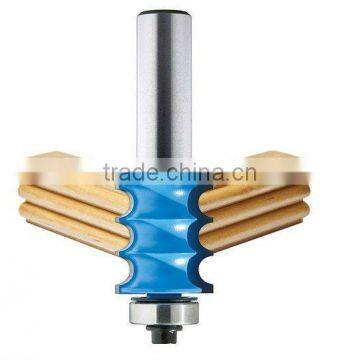 Tungsten Tipped Triple Beading Woodworking Router Bit with high quality