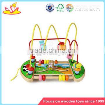 wholesale delicate design wooden beads car toys outstanding wooden beads car toys W11B012