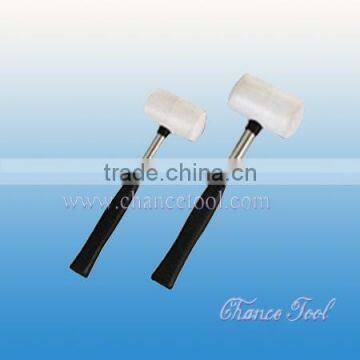 White Headed Rubber Mallet With Steel Pipe Handle STM015