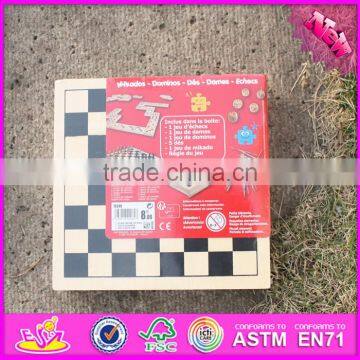 2016 Newest 5 in 1 Children Wooden Multi Game Board W11A048 photo-5