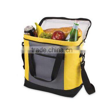 Custom Polyester Cooler Tote in No-Leak Insulated Tote and Shoulder Cooler Bag for Vegetable and Fruit photo-6