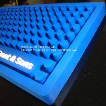 Promotional Soft Pvc Customized Logo Rubber Bar Mat photo-5