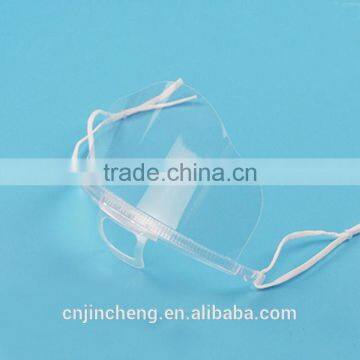 Customized Logo Printed Factory Cheap Manufacture Clear Plastic Face Mask Transparent Face Mask for Food Service in Restaurant photo-5