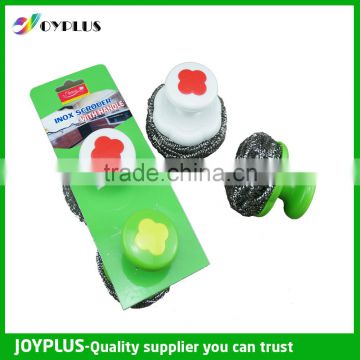 Hot Sale Stainless Steel Scourer With Short Handle