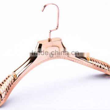 Wide Shoulder Non Silp Plastic Rose Gold Coat Hanger For Clothes photo-2