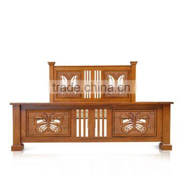 Furniture For Bed Room With Butterfly Design King Size photo-2