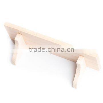 Miniature Unfinished Wood toy Shelf