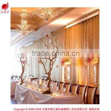 High quality PU indoor decorative artificial branch dry tree for wedding centerpieces