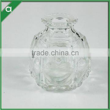 engraved big ball glass bottle for 80ml reed diffuser oil