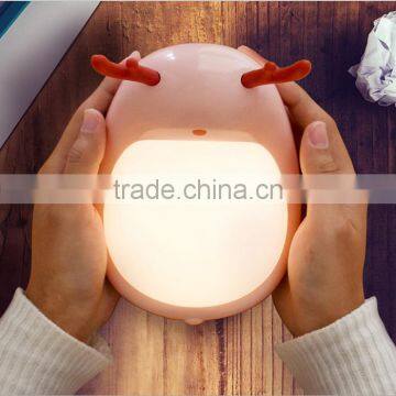 UCHOME Cute Wizard Colorful Led Energy Saving Touch Eye Lamps Feeding Bedding Warm Hearts Night Light photo-3