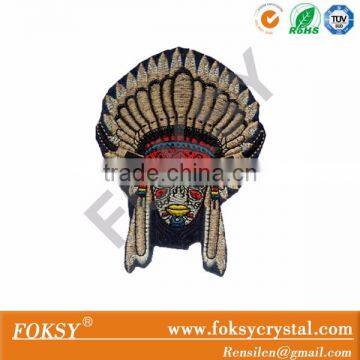 Embroidered Patches Indian Head embroidered patch Wholesale