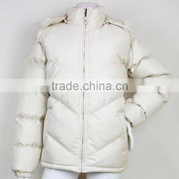 Western Wear For Women Beige White Warm Jackets And Coats