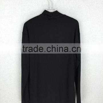 Hot China Products Wholesale Oem v Neck Black Chiffon Tie Blouse photo-3