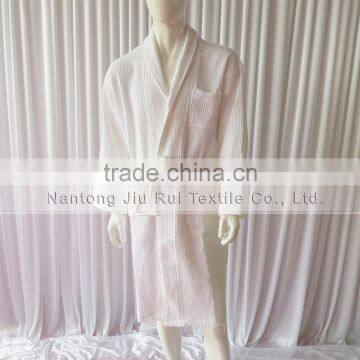 White Bathrobe Thick Winter Waffle Robe Plus Size Sleepwear