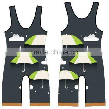 Latest Style Wrestling Suits With Sublimation China Wrestling Singlets