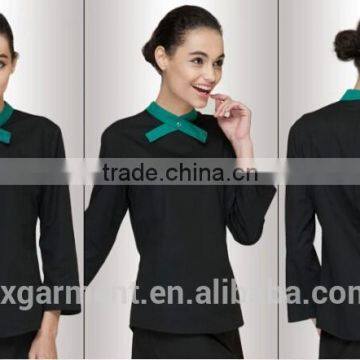 2017 ZX Fashion Design Western Fast Food Restaurant Uniform Cheap Price photo-2