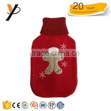2000ml Classic Knitted Hot Water Bottle With Cover for Christmas Day photo-3