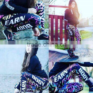 Lady Full Size Compression Nylon-spandex High Waist Yoga Pants photo-6