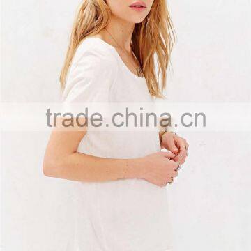 Simple Fashion t Shirt Design for Ladies Basic t Shirt photo-5