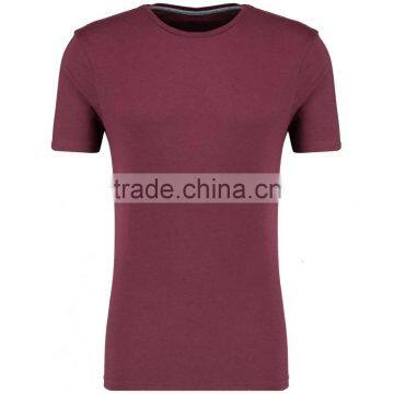 MGOO Fast Production Grey Plain Basic T Shirts Mens Solid Plain Polo Ribbed Neck photo-5