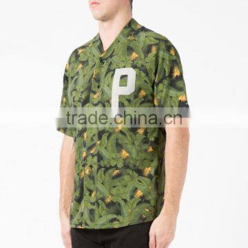 Custom All Over Print Sublimation Baseball Jersey With Button and Embroidery Logo Patch for Men Streetwear Wholesale photo-4