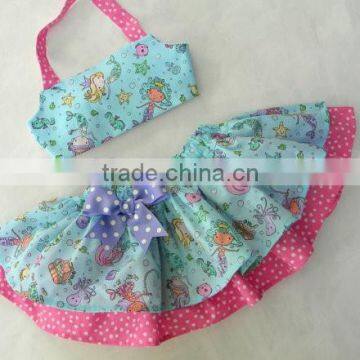 Girls Fashion Clothing Cartoon Swimsuit Big Bow Clothing From China photo-2