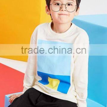 2017 High Quality Good Sale China Wholesale Cheap Print Children Long Sleeve T-shirt photo-2