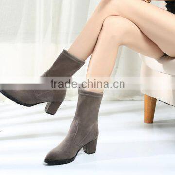 Zm35772a 2017 Autumn Ladies High Heel Boots New Style Women Shoes photo-2