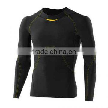 Skinny Stretch Running wear Compression Shirt Workout Sublimation