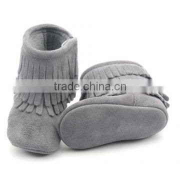 Wholesale Kids Boots Warm Baby Bow Moccasins photo-6