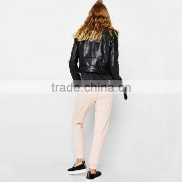Women's Trousers With Cord Soft Loose Fit Ankle Banded Jogger Pants photo-2