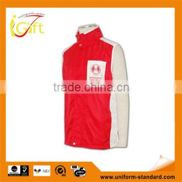 Wholesale factory price manufactures vest uniform cheap custom Company Vest Jackets