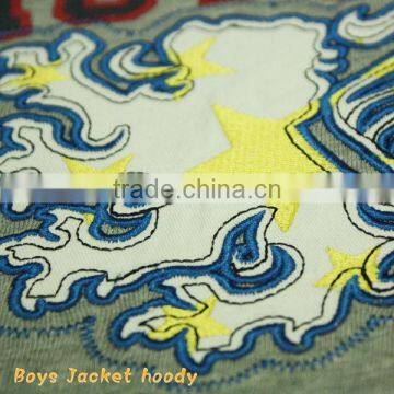 Latest Fashion Design Boy's Knitting Hoody Cotton Fleece no Zipper Hoodie Jacket photo-3