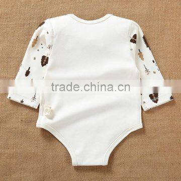 New Spring Baby Infants Romper Set Long Sleeves Unisex Cotton Onesie Jumpsuit photo-2