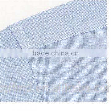 Classic 100% Cotton Oxford Long Sleeve With Button Down Collar Workwear Shirt for Men photo-4