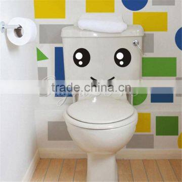 2016 New Funny Stylish Smiling Face Bathroom DIY Decal Vinyl Toilet Sticker Art Wall Paper Decor Cute Stickers photo-6