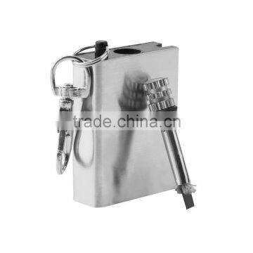 Emergency Fire Starter Flint Match Lighter Metal Outdoor Camping Hiking Instant Survival Tool Safety Durable Hot photo-2