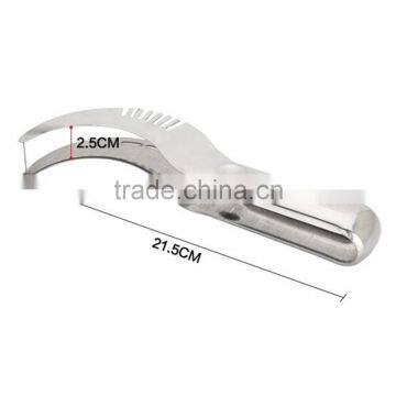 Stainless Steel Melon Slicer Watermelon Knife Melon Cutter Corer Server Splitter Cantaloupe Cutting Seeder Slicer Scoop KC1343 photo-6