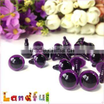 12mm Plush Toys Stuffed Knitting Wool Doll Purple Safety Eyes photo-3