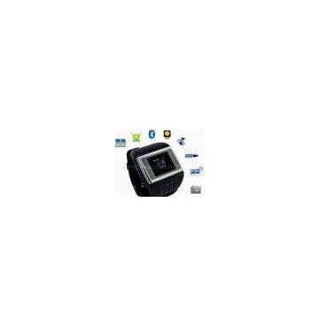 dual sim wrist watch mobile phone with numberic keyboard and compass functions VE77