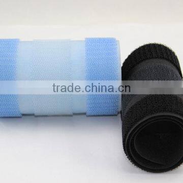 Strong adhesive hook and loop tape curtains