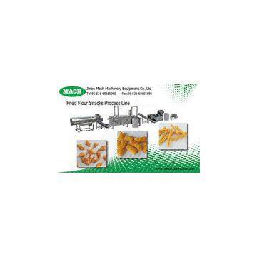 Food Grade Stainless Steel Automatic Fried Wheat Flour Snacks Machinery photo-2