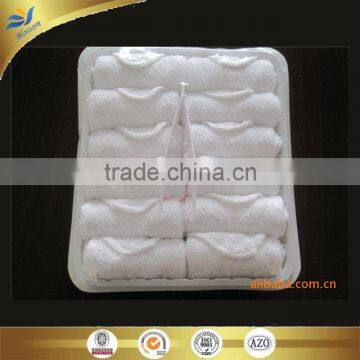2015 China Supplier White 25 * 25 cm Cotton Airline Refreshing Towel photo-2