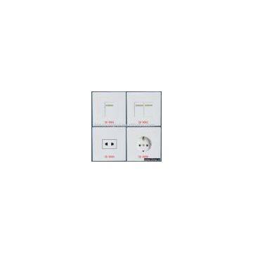 Wall switch and socket