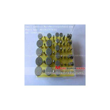 Electroplated Diamond / CNB Grinding Units of Pins, Head, Bits and Mounted Point for Stone Engraving