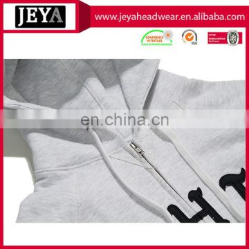 Mens Zipped and Hooded Sweatshirt Grey Tracksuit pullover jersey drawstring hoodies