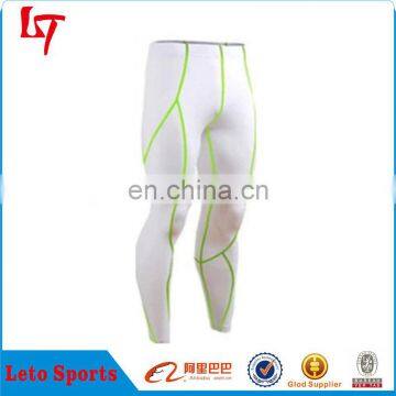 White compression tights for men