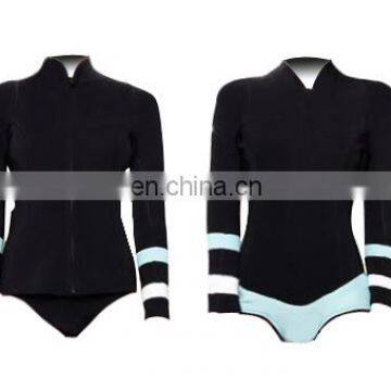 Custom 2015 Best Popular Neoprene Surf Wetsuits With Nylon Fabric Women photo-2