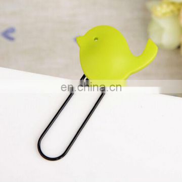 yellow bird shape bookmark for advertising promotion for kids