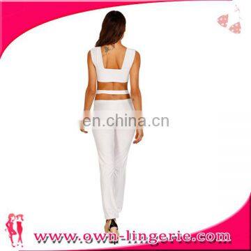 Black Sexy Vest Wide-legged Jumpsuit photo-5